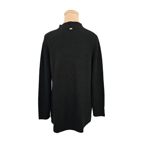 ST John Black Cashmere High Neck Sweater Sz S - Picture 5 of 11